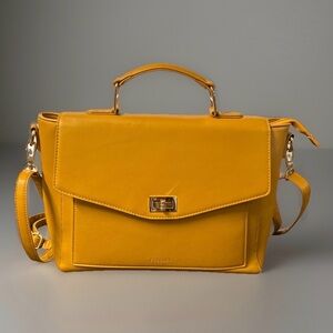 ECOSUSI Satchel Handbag Vintage Crossbody/Convertible Work Shoulder Bag 15x10x4